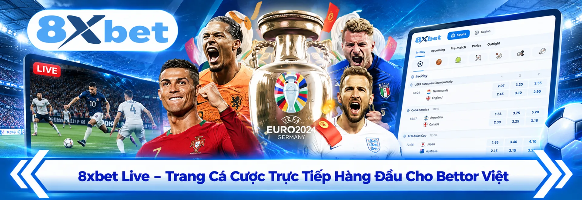 8xbet Live – Trang Cá Cược Trực Tiếp Hàng Đầu Cho Bettor Việt